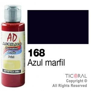 ACRIL.DECOR.AD 168 AZUL NAVAL 60ML X 6 UNIDADES